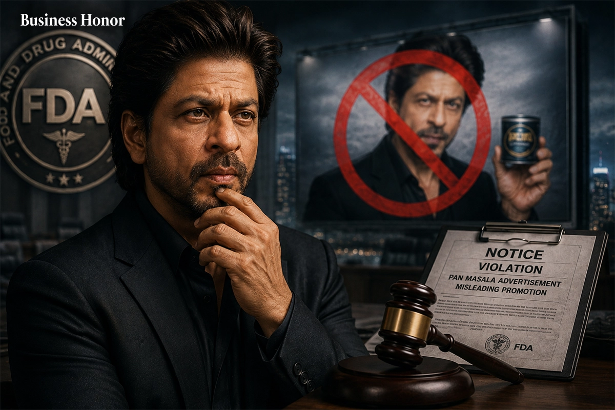  Business Honor | Shah Rukh Khan Faces FDA Notice 